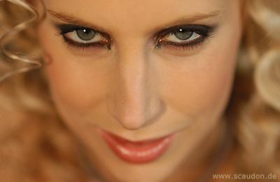 eyes and curls